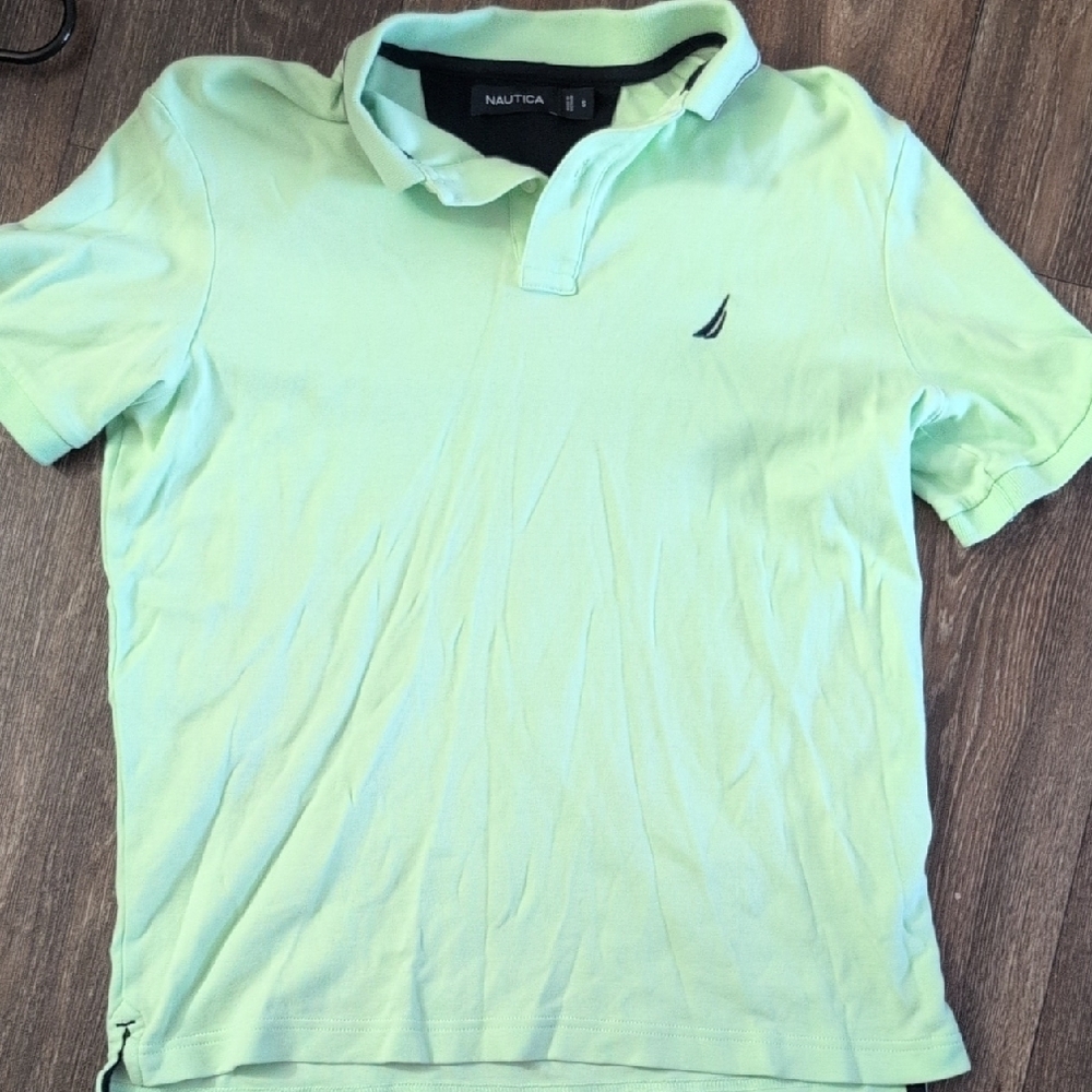 Nautica Mint Green Polo Shirt